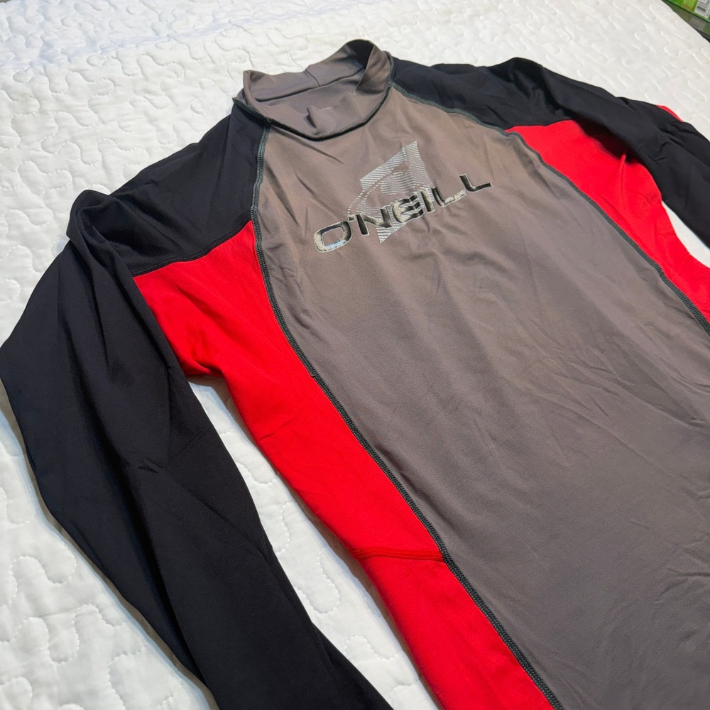 O'Neill Women XL Rash Guard 50+ UV Protection FADED BEACH SURF SWIM WATER SPORTS